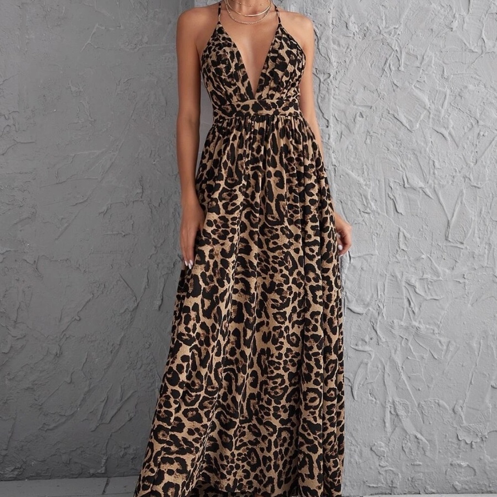 Tropical Halter Maxi Dress *NEW*